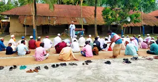 ঈদ উদযাপন করল বিরামপুরে ১৫ গ্রামের মানুষ